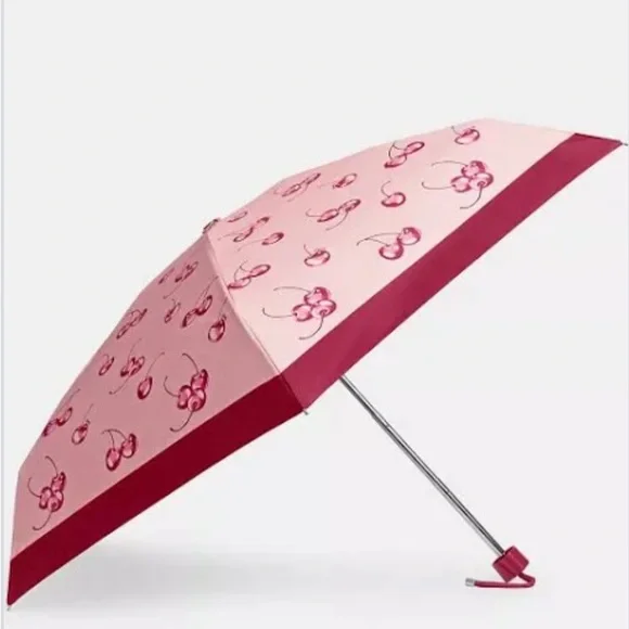 NWT, Coach Cherry Umbrella - Picture 1 of 1